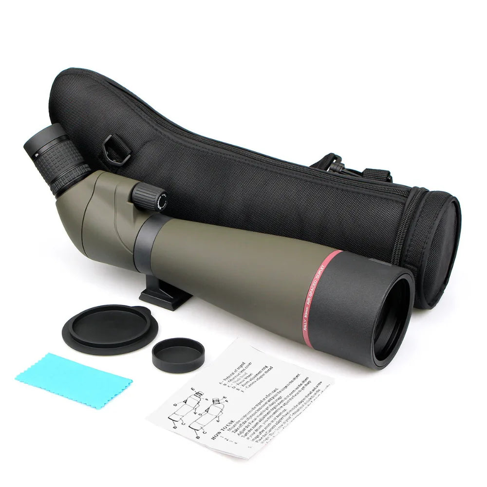 Bird Watching Telescope SV401/SV13 20-60X80 Spotting Scope Waterproof Camping Equipment for Moon Target Shooting