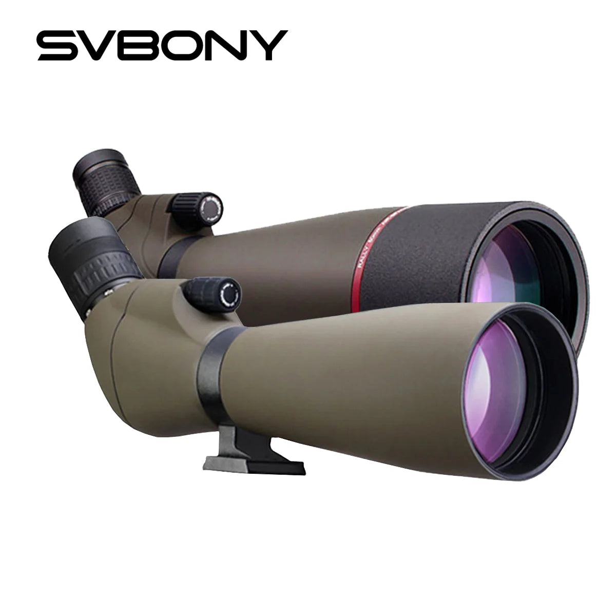 Bird Watching Telescope SV401/SV13 20-60X80 Spotting Scope Waterproof Camping Equipment for Moon Target Shooting