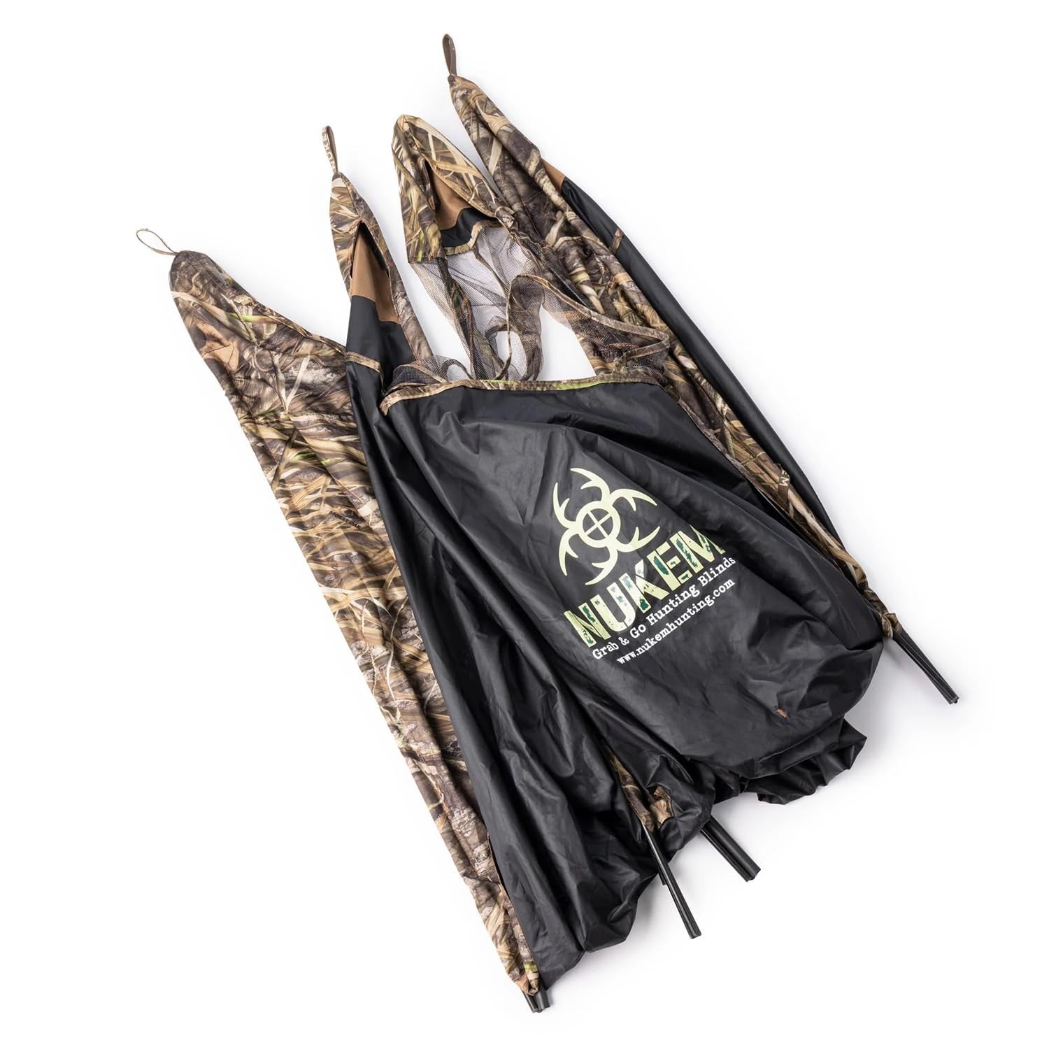Nukem Grab Go XL Hunting Blind Adjustable Height Lightweight Portable Design